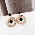 Shangjie OEM aretes Wholesale 925 Silver Needle Fashion Gold Plated Earrings Jewelry Crystal Star Earrings Trendy Earrings